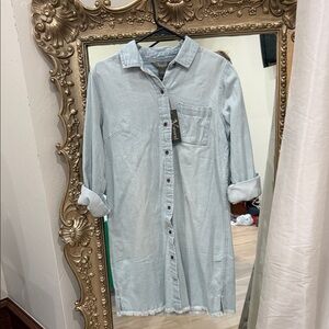 Light Blue Denim Dress